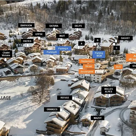 Duplex A Meribel Village : Aux Pieds, Piscine Et Inclus - Fr-1-566-6 * Les Allues
